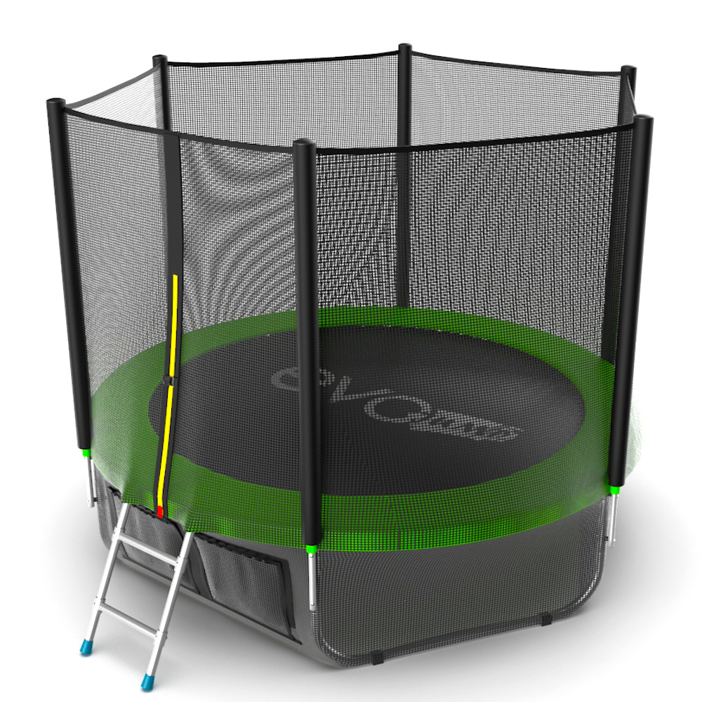 Evo Jump External 8ft (Green) + Lower net из каталога батутов в Уфе по цене 22190 ₽
