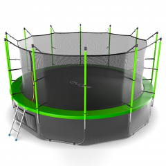 Батут с защитной сеткой Evo Jump Internal 16ft (Green) + Lower net в Уфе по цене 56390 ₽