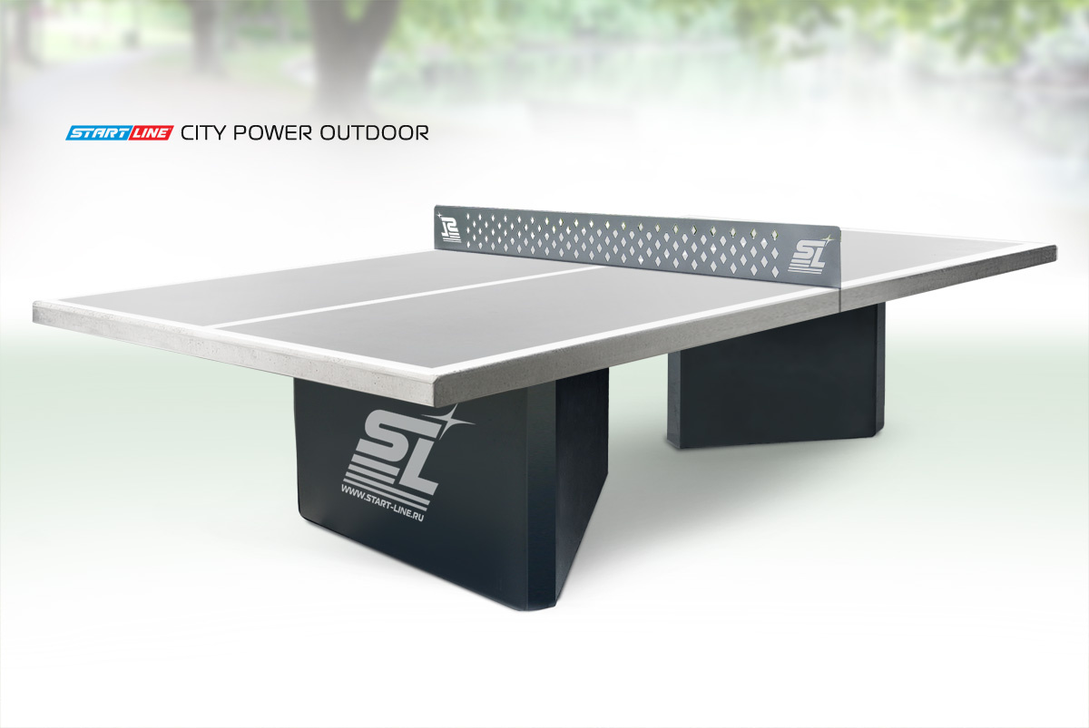 Start Line City Power Outdoor из каталога антивандальных теннисных столов в Уфе по цене 92990 ₽