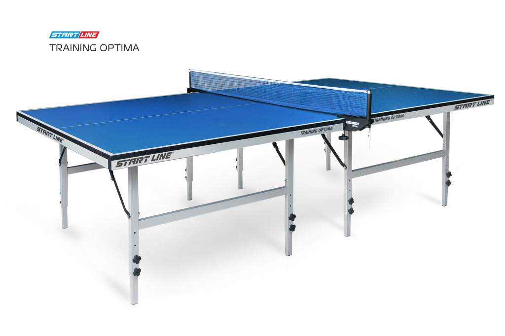 Start Line Training Optima blue с системой регулировки высоты из каталога теннисных столов в Уфе по цене 35590 ₽