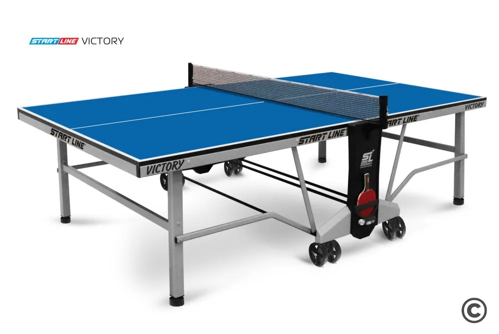 Start Line Victory  Indoor Синий из каталога теннисных столов для помещений в Уфе по цене 59590 ₽
