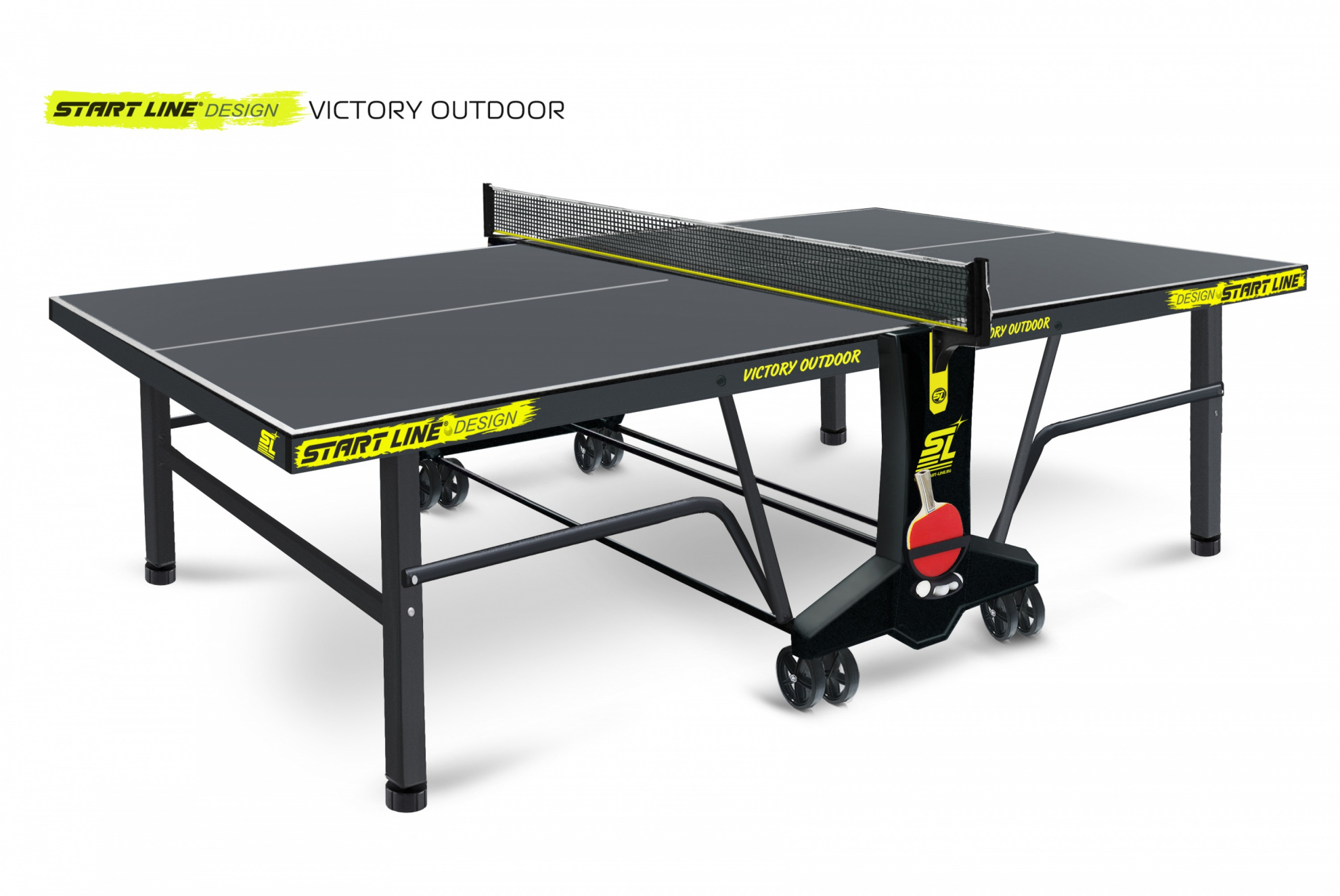 Start Line Victory Design Outdoor из каталога всепогодных теннисных столов в Уфе по цене 87990 ₽