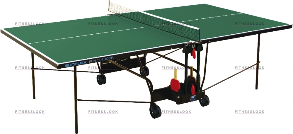 Sunflex Fun Outdoor - зеленый из каталога теннисных столов в Уфе по цене 51980 ₽