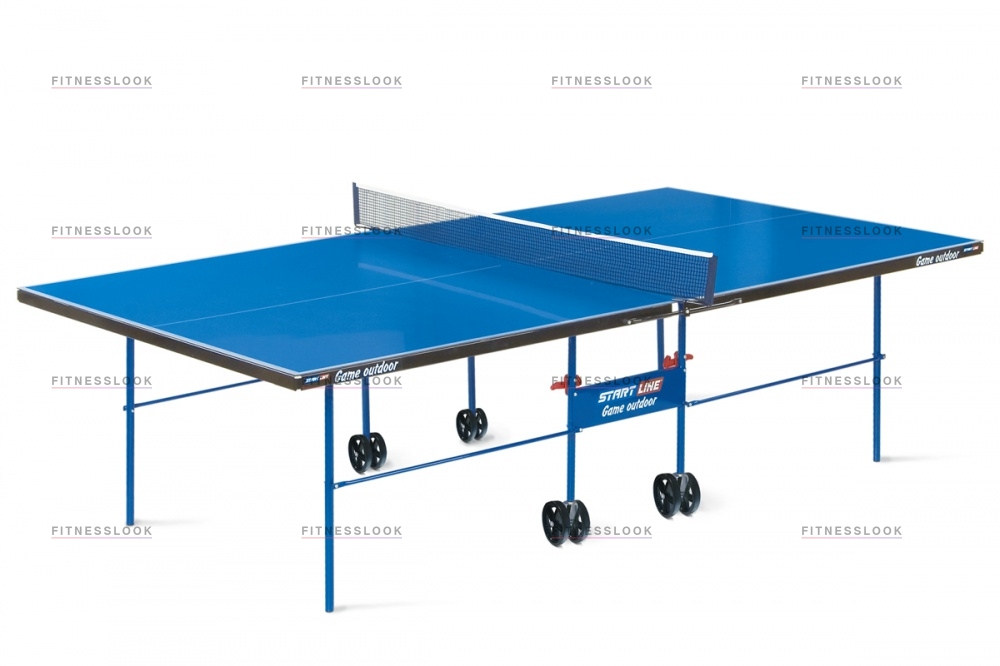 Start Line Game Outdoor с сеткой Синий из каталога теннисных столов в Уфе по цене 33990 ₽
