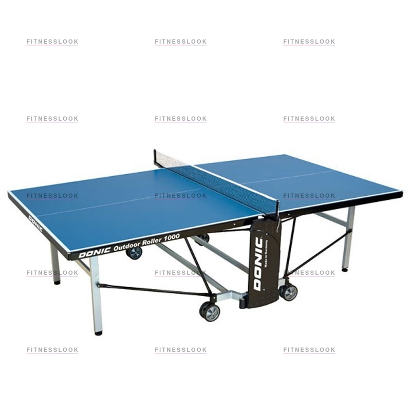 Donic Outdoor Roller 1000 - синий из каталога влагостойких теннисных столов в Уфе по цене 149990 ₽