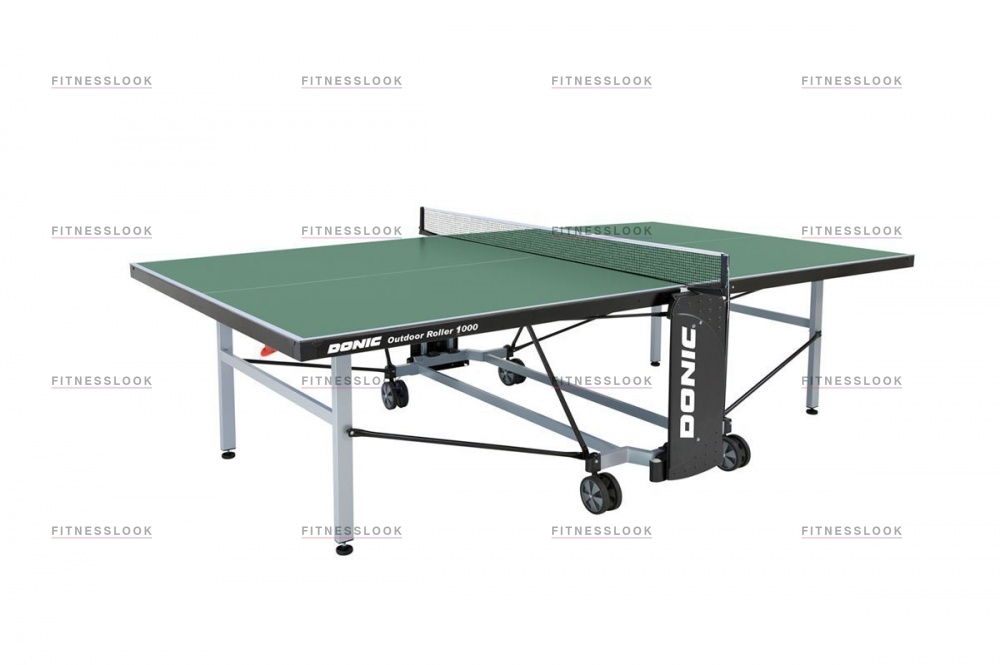 Donic Outdoor Roller 1000 - зеленый из каталога влагостойких теннисных столов в Уфе по цене 149990 ₽