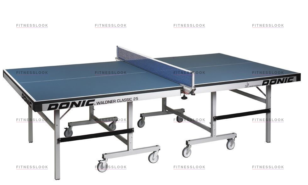Donic Waldner Classic 25 синий из каталога теннисных столов для помещений в Уфе по цене 169990 ₽