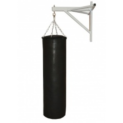 Подвесной боксерский мешок и груша Рокки 80х30 см 25 кг. чепрак в Уфе по цене 12980 ₽