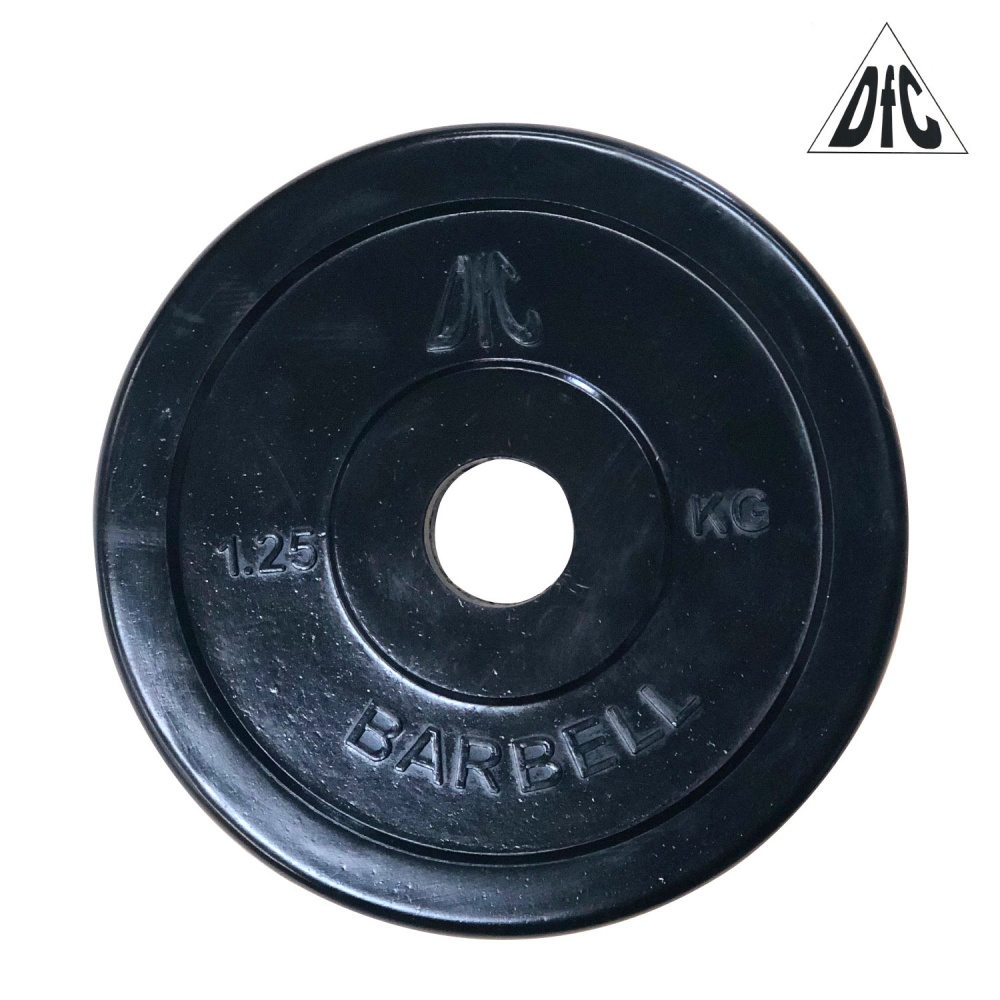 DFC 1.25 обрезиненный из каталога дисков для штанги с посадочным диаметром 26 мм.  в Уфе по цене 555 ₽
