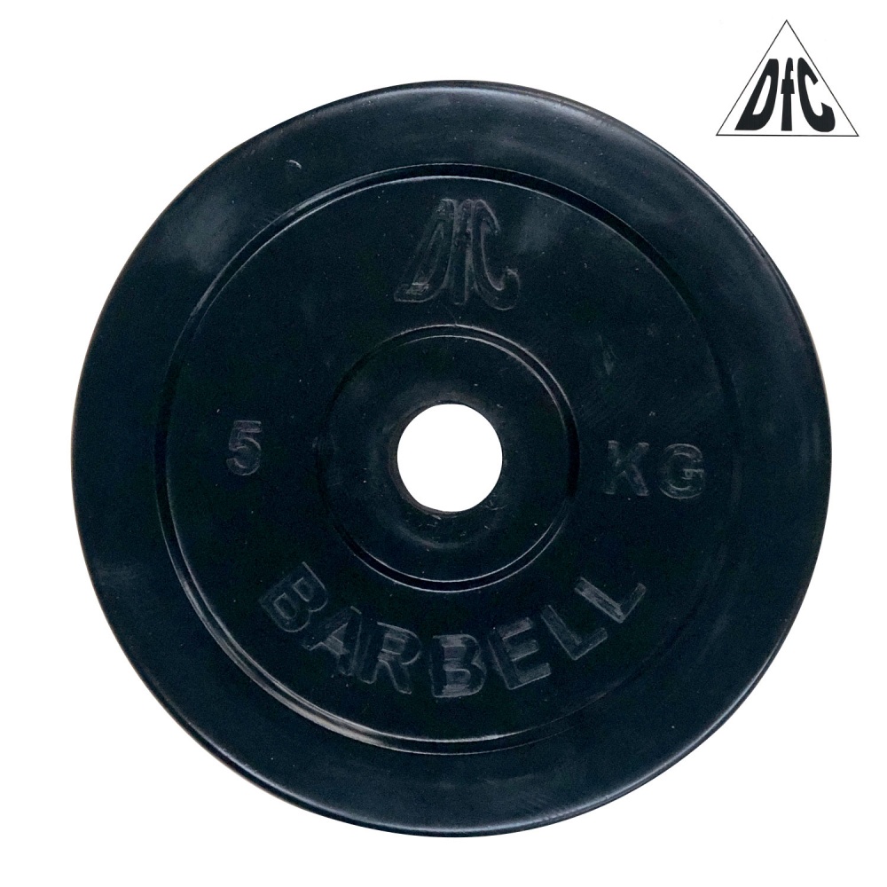 DFC 5 кг обрезиненный из каталога дисков для штанги с посадочным диаметром 30 мм.  в Уфе по цене 1320 ₽