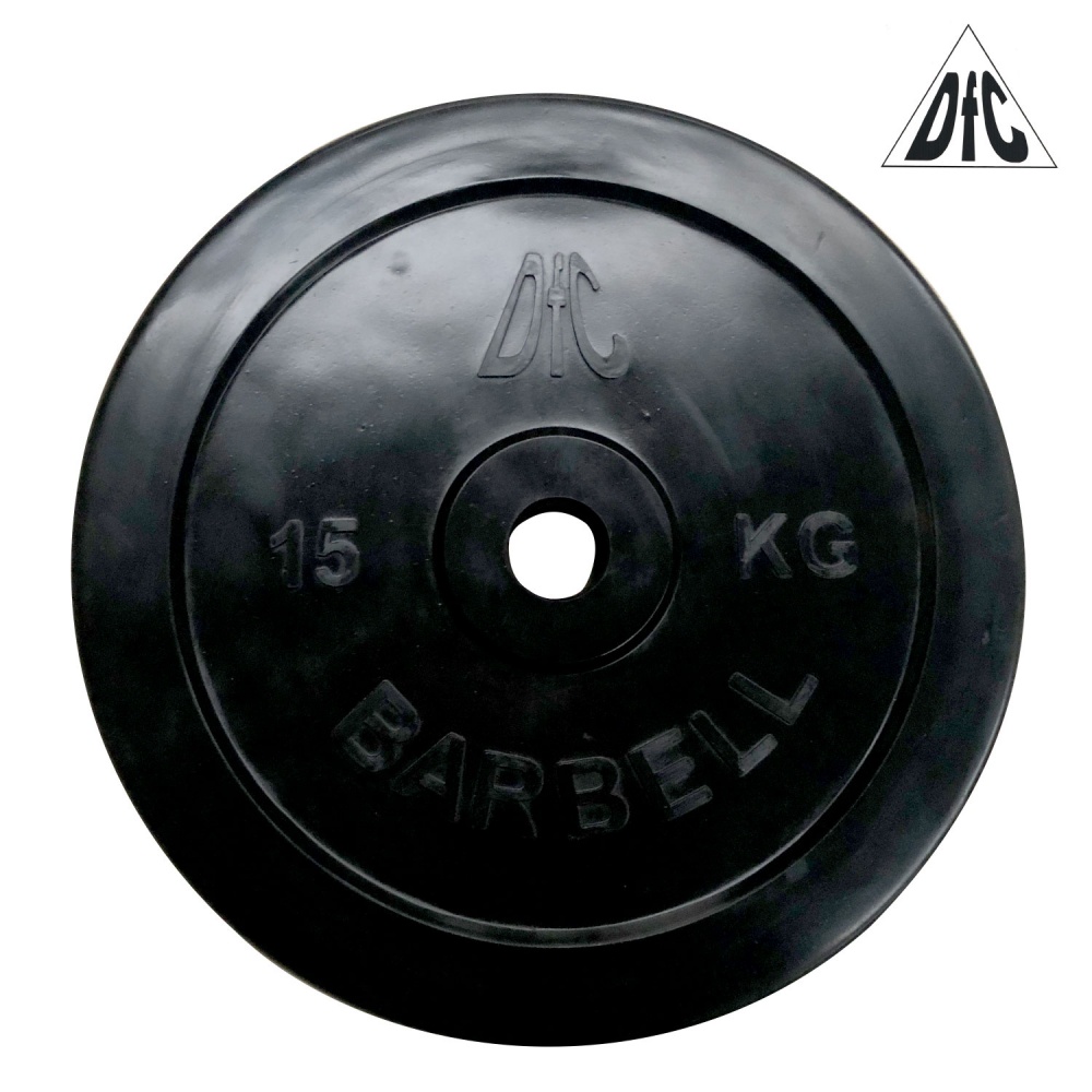 15 кг обрезиненный в Уфе по цене 3720 ₽ в категории диски (блины) для штанг и гантелей DFC