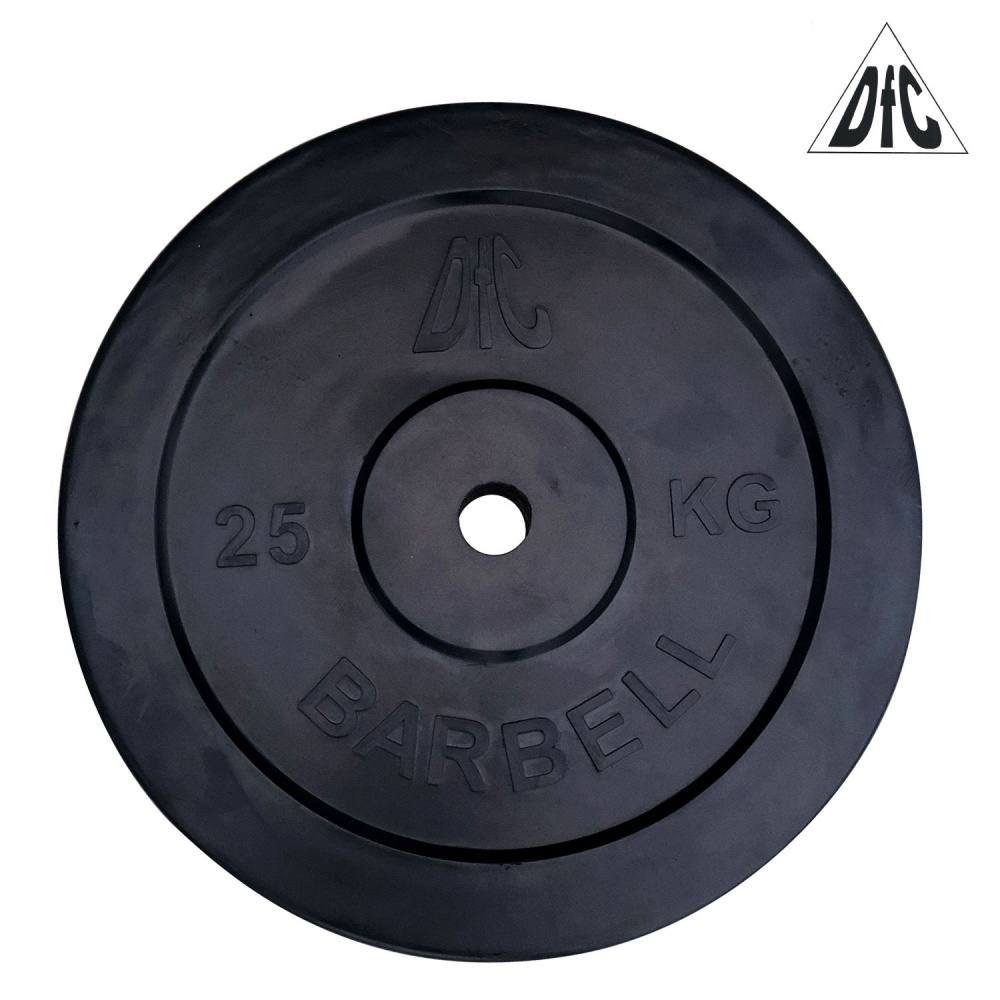 25 кг обрезиненный в Уфе по цене 6920 ₽ в категории диски (блины) для штанг и гантелей DFC