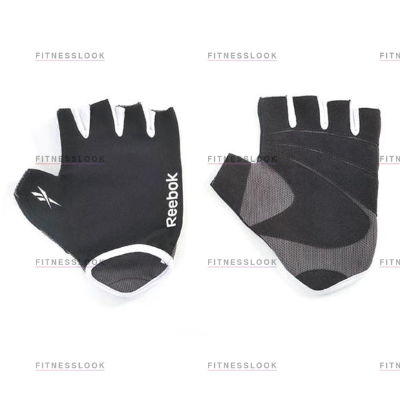 Reebok для фитнеса - черные L/XL из каталога пар тренажерных перчаток в Уфе по цене 1690 ₽