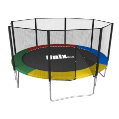 Unix Line Simple 10Ft / 305 см (Color) outside из каталога батутов с защитной сеткой в Уфе по цене 21170 ₽