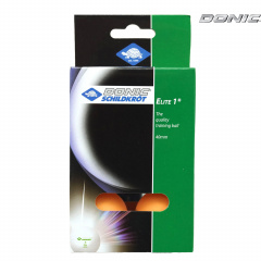 Donic Elite 1  6 шт. оранжевый из каталога мячей для настольного тенниса в Уфе по цене 430 ₽