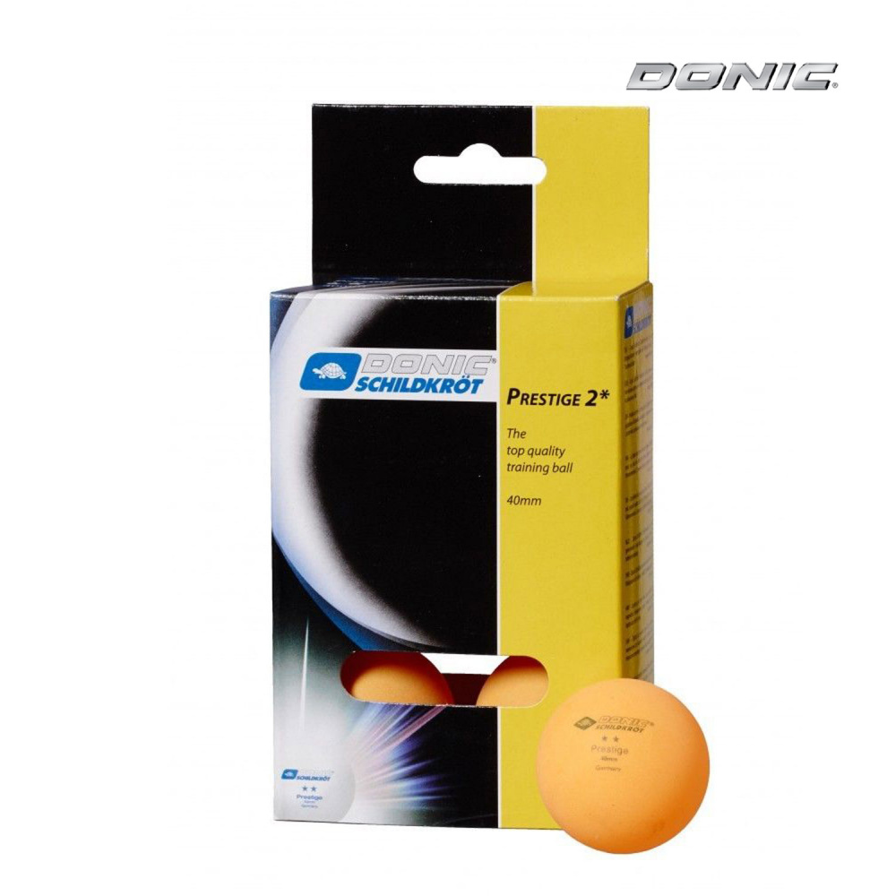 Prestige 2 (оранжевые, 6 шт) в Уфе по цене 430 ₽ в категории мячи для настольного тенниса Donic