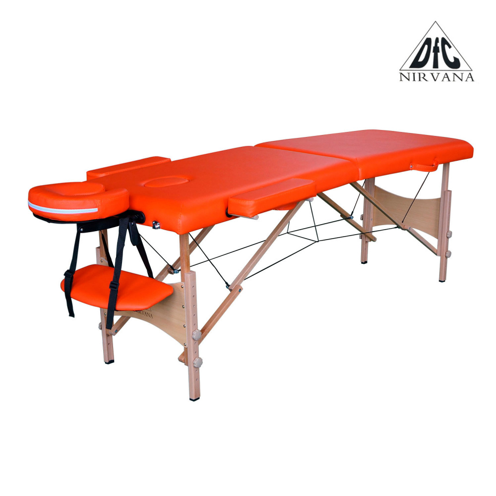 DFC Nirvana Optima (оранжевый) из каталога складных массажных столов в Уфе по цене 13990 ₽