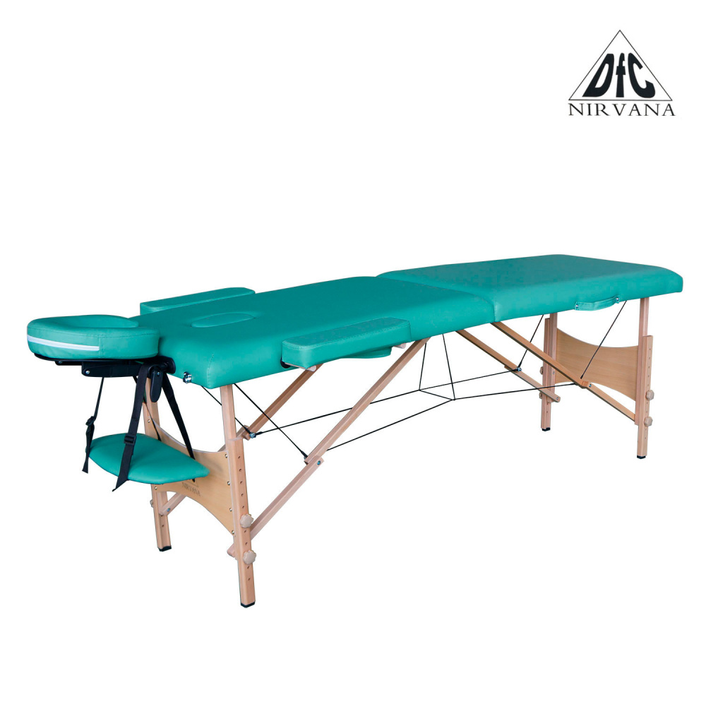 DFC Nirvana Optima (зеленый) из каталога массажных столов в Уфе по цене 14990 ₽
