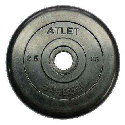 MB Barbell Atlet - 31 мм - 2.5 кг из каталога дисков для штанги с посадочным диаметром 30 мм.  в Уфе по цене 574 ₽