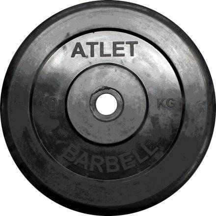 MB Barbell Atlet - 31 мм - 10 кг из каталога дисков для штанги с посадочным диаметром 30 мм.  в Уфе по цене 3185 ₽