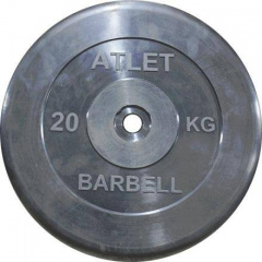 MB Barbell Atlet - 31 мм - 20 кг из каталога дисков для штанги с посадочным диаметром 30 мм.  в Уфе по цене 5870 ₽