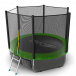 Батут с защитной сеткой Evo Jump External 8ft (Green) + Lower net