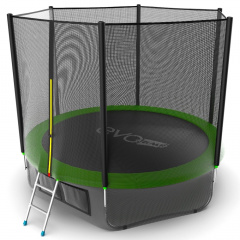 Батут с защитной сеткой Evo Jump External 10ft (Green) + Lower net в Уфе по цене 32290 ₽