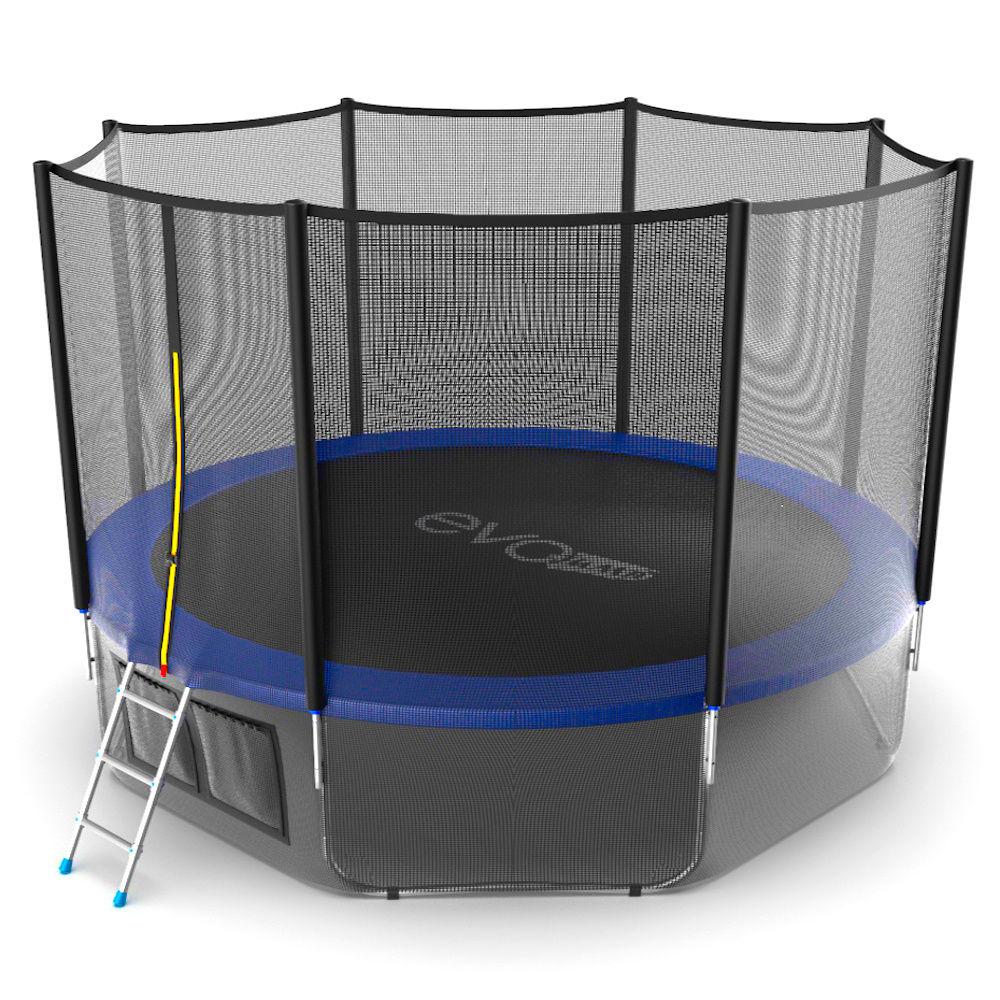 Evo Jump External 12ft (Blue) + Lower net из каталога батутов в Уфе по цене 31190 ₽