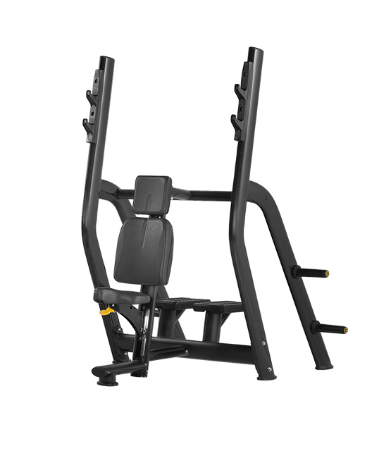 Bronze Gym H-025B - со стойками черная вертикальная из каталога скамей со стойкой в Уфе по цене 42990 ₽