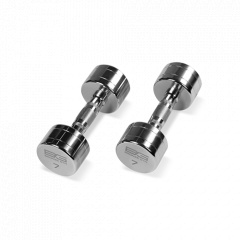 Bronze Gym 7 кг. BG-PA-DB-C07 из каталога хромированных гантелей в Уфе по цене 2380 ₽