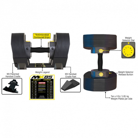 Рендер-2 для First Degree Fitness MX Select MX-85, вес 5.6-38.6 кг, 2 шт без стойки