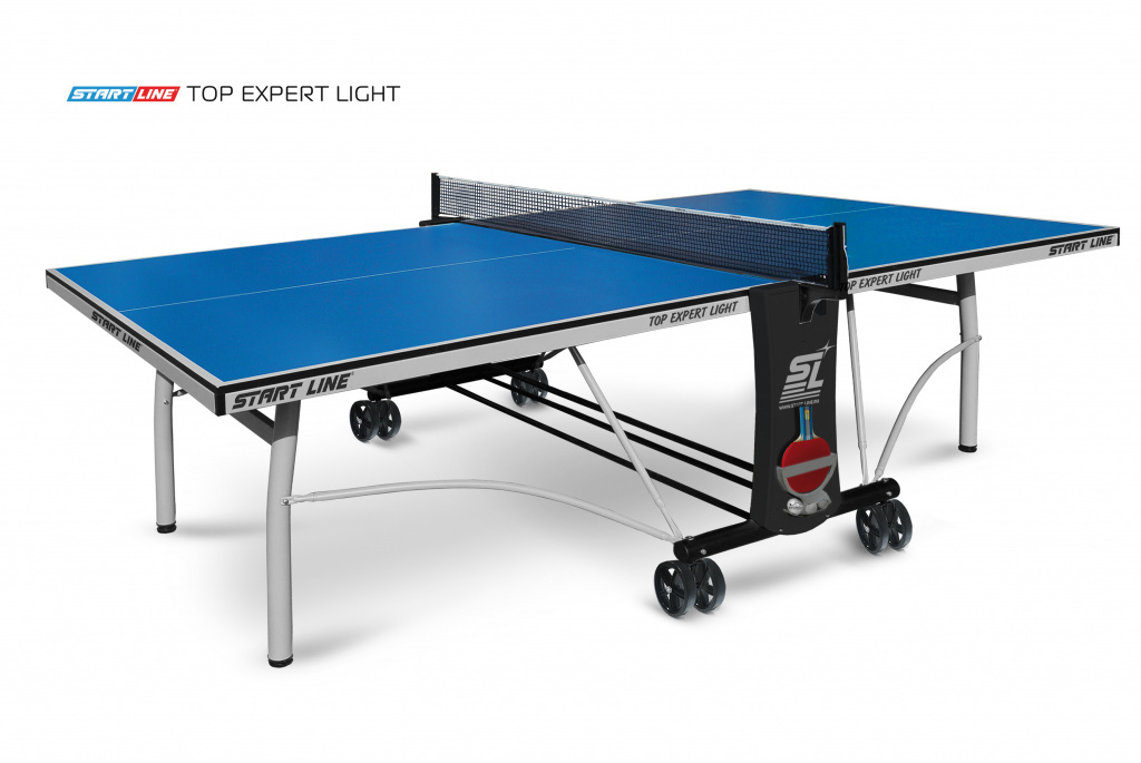 Start Line Top Expert Light blue из каталога теннисных столов для помещений в Уфе по цене 33590 ₽