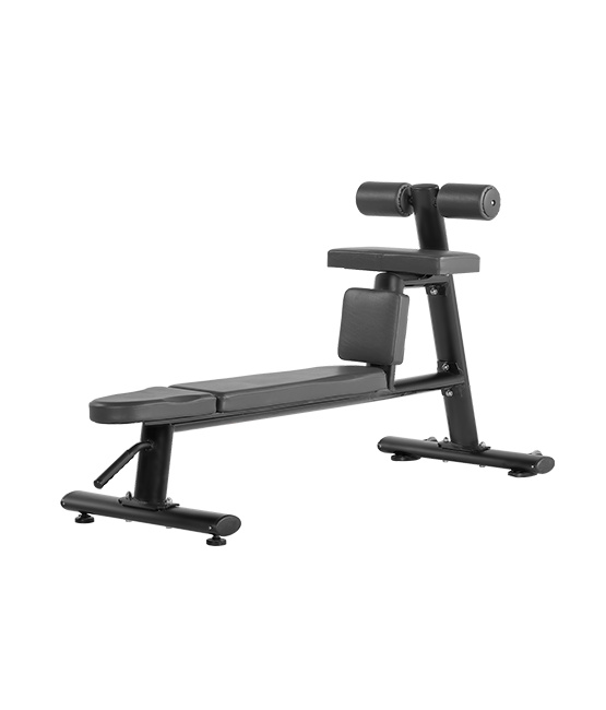 H-035 горизонтальная черная в Уфе по цене 45990 ₽ в категории скамьи для пресса Bronze Gym