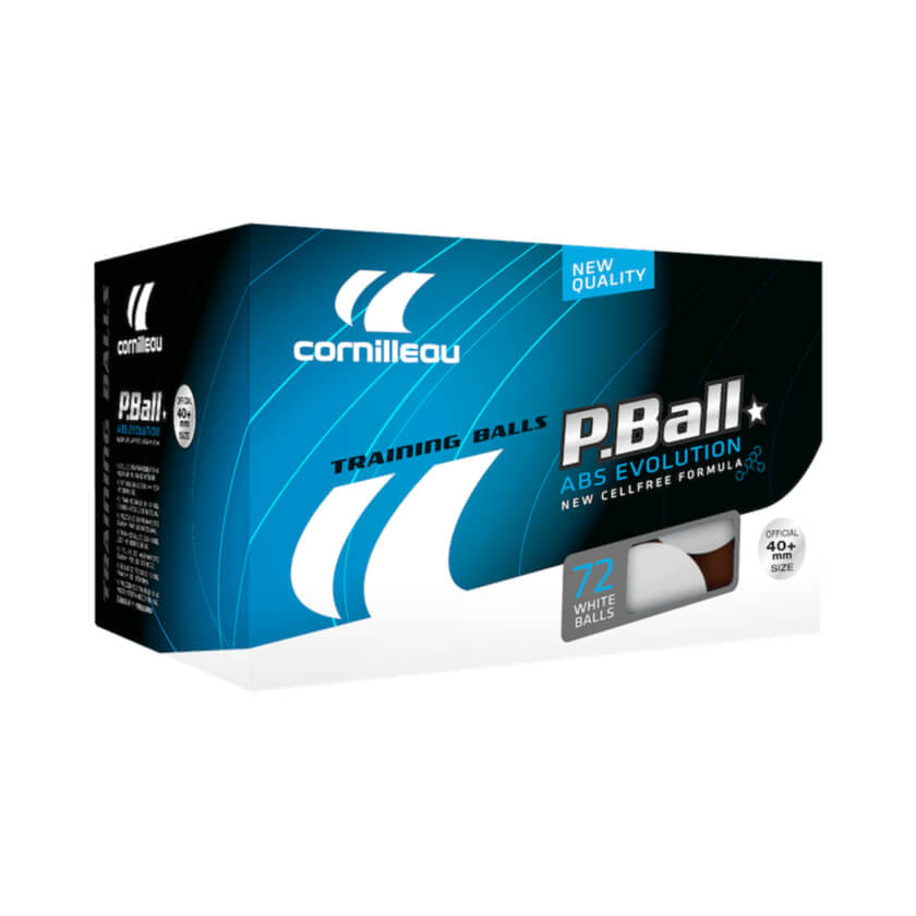 P-BALL ABS EVO 1* 72 шт в Уфе по цене 4200 ₽ в категории мячи для настольного тенниса Cornilleau