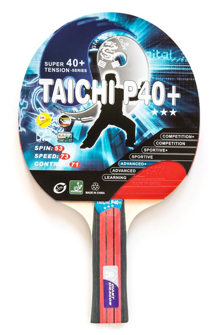 Dragon Taichi 3 Star New (коническая) в Уфе по цене 472 ₽ в категории ракетки для настольного тенниса Giant