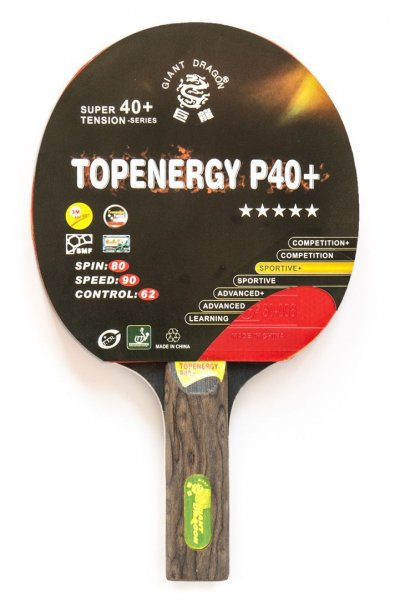 Dragon Topenergy 5 Star New (прямая) в Уфе по цене 910 ₽ в категории ракетки для настольного тенниса Giant