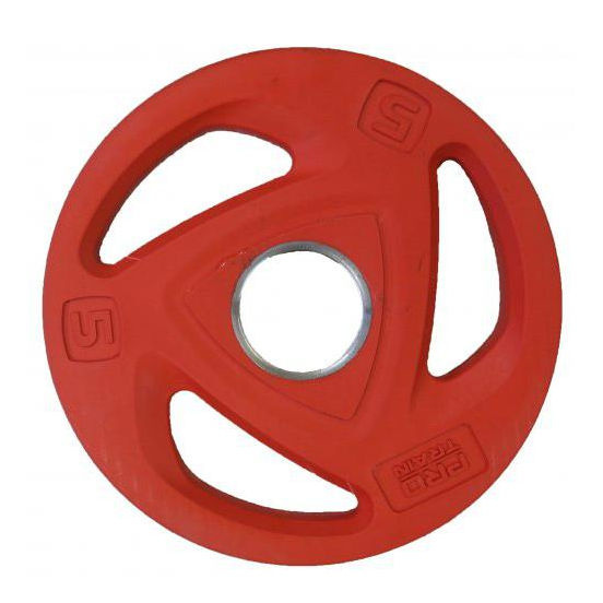 обрезиненный олимпийский COP-5 (д=50 мм) в Уфе по цене 2280 ₽ в категории диски (блины) для штанг и гантелей Protrain