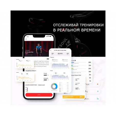Рендер-12 для Yesoul Smart Bike S3 White