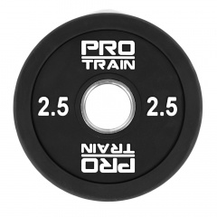 Protrain 2.5 кг. PPU-2,5 полиуретан из каталога дисков для штанги с посадочным диаметром 50 мм. в Уфе по цене 1761 ₽