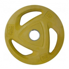 Protrain 15 кг. обрезиненный олимпийский COP-15 из каталога дисков для штанги с посадочным диаметром 50 мм. в Уфе по цене 5870 ₽