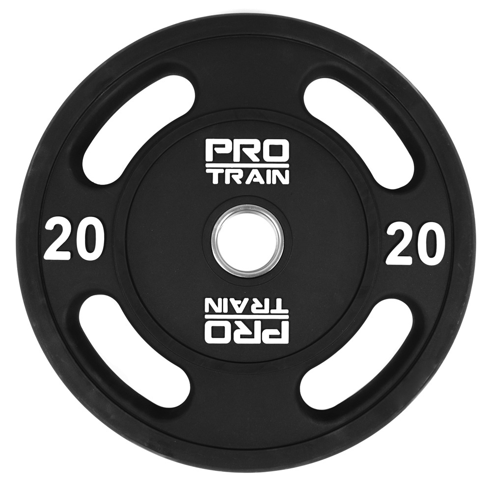 Protrain 20 кг. PPU-20 полиуретан из каталога дисков (блинов) для штанг и гантелей в Уфе по цене 13981 ₽