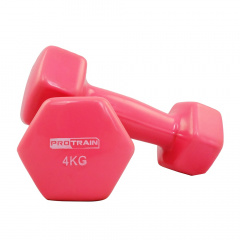 Protrain HC4005-4 (пара) из каталога виниловых гантелей в Уфе по цене 2210 ₽