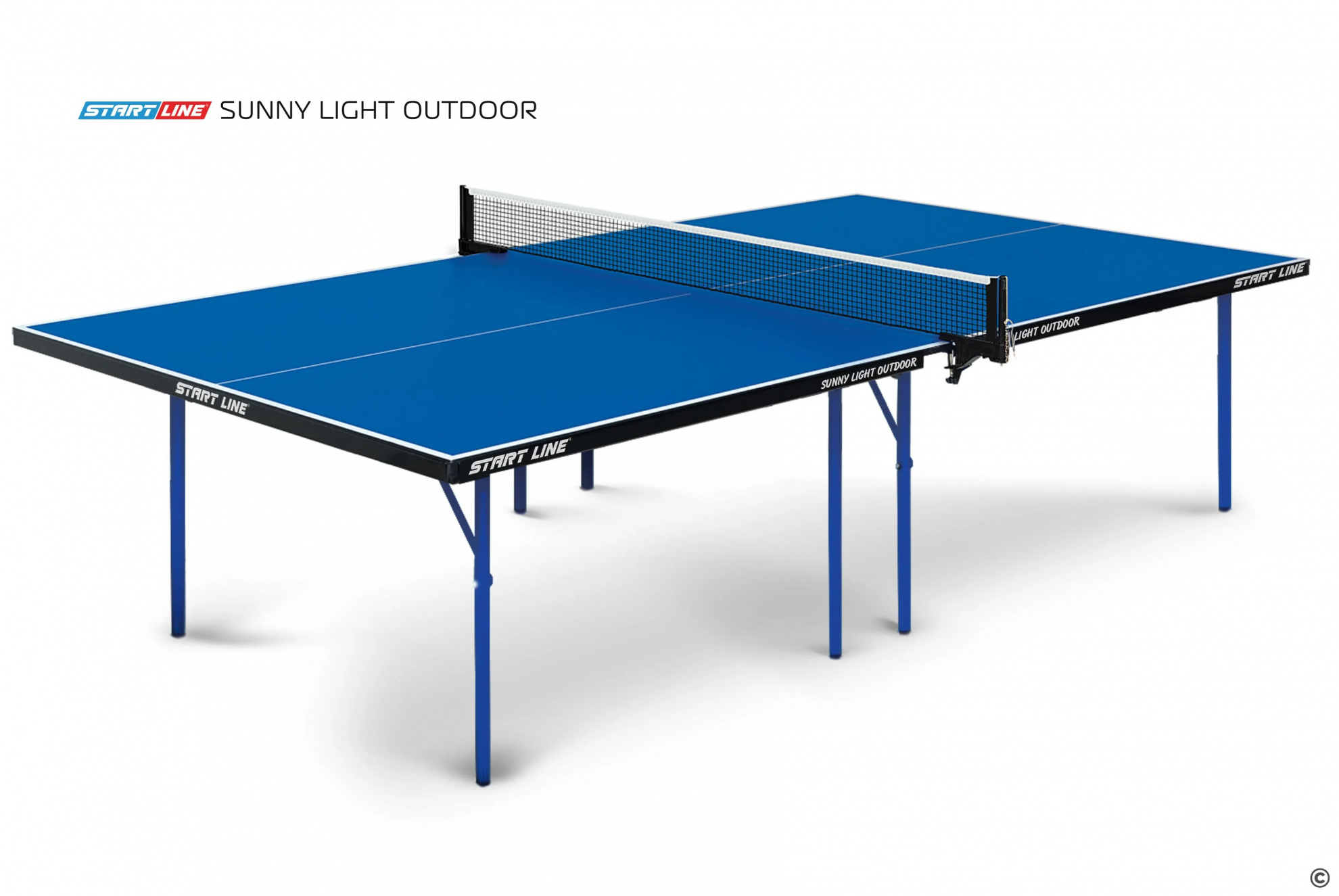 Start Line Sunny Light Outdoor Синий из каталога теннисных столов в Уфе по цене 26590 ₽
