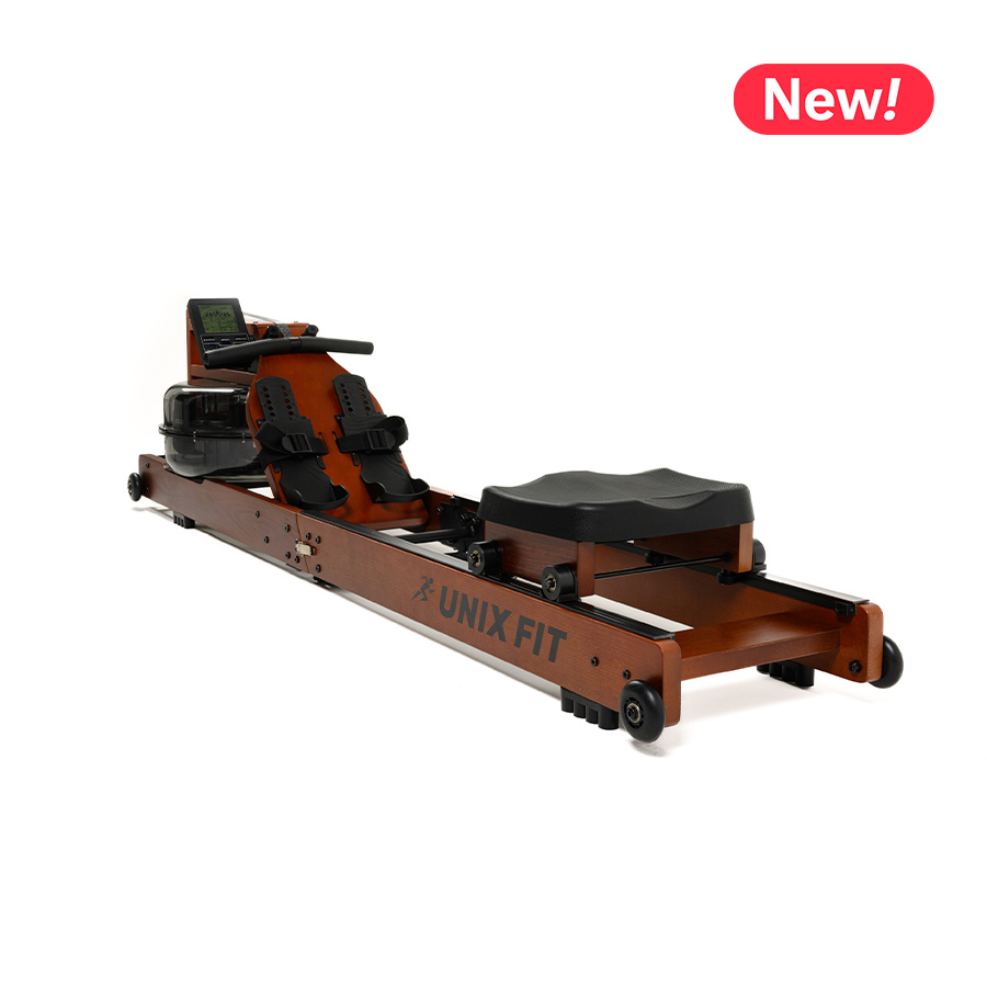 UnixFit Wood Rower Dark из каталога гребных тренажеров в Уфе по цене 69890 ₽
