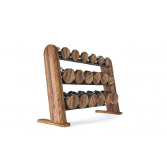 NOHrD DumbBells орех из каталога гантельных рядов в Уфе по цене 1172920 ₽