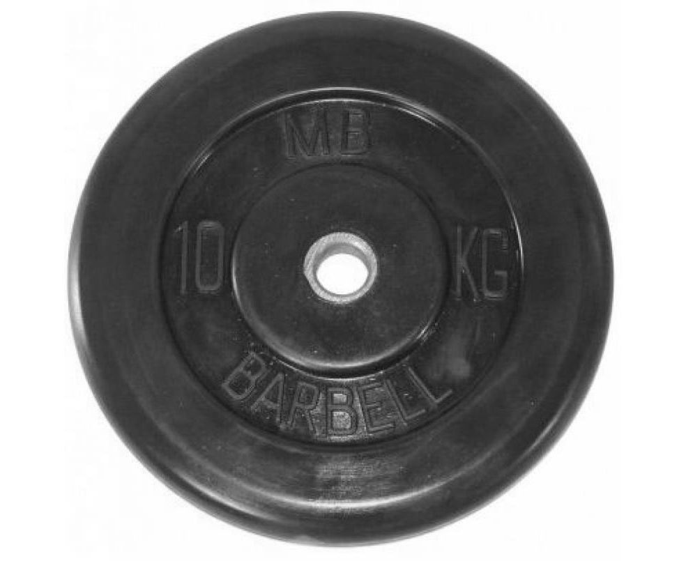 (металлическая втулка) 10 кг / диаметр 51 мм в Уфе по цене 5775 ₽ в категории диски (блины) для штанг и гантелей MB Barbell