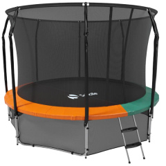 Space Twin Green/Orange 14FT (4.27м) в Уфе по цене 46990 ₽ в категории батуты Scholle