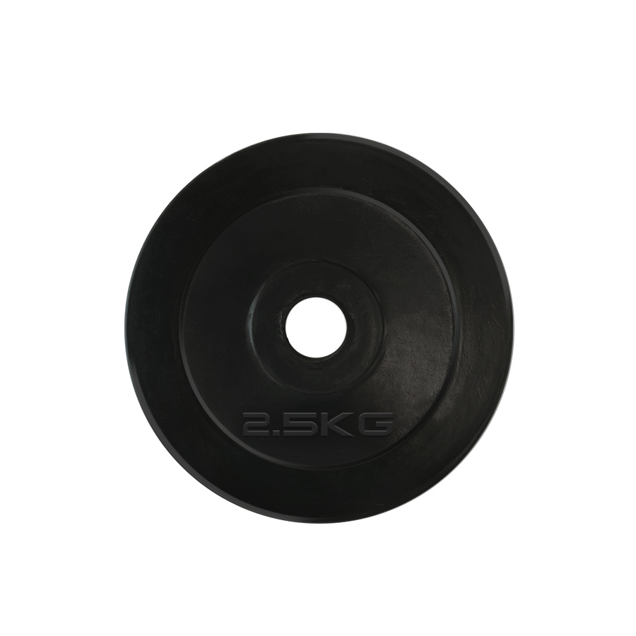 2,5 кг обрезиненный черный в Уфе по цене 1130 ₽ в категории диски (блины) для штанг и гантелей UnixFit