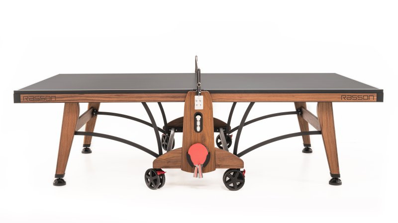 Теннисный стол для помещений Rasson Premium T03 Indoor’’ (274 х 152,5 х 76 см, натуральный орех) с сеткой