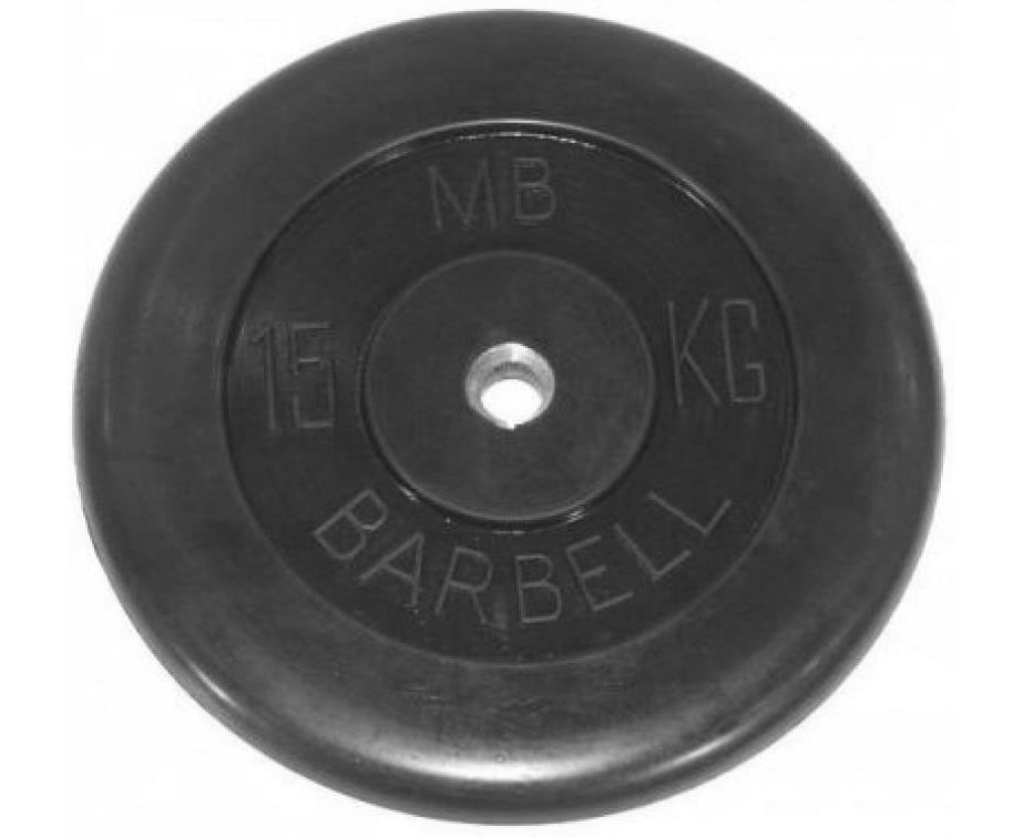 (металлическая втулка) 15 кг / диаметр 51 мм в Уфе по цене 8148 ₽ в категории диски (блины) для штанг и гантелей MB Barbell